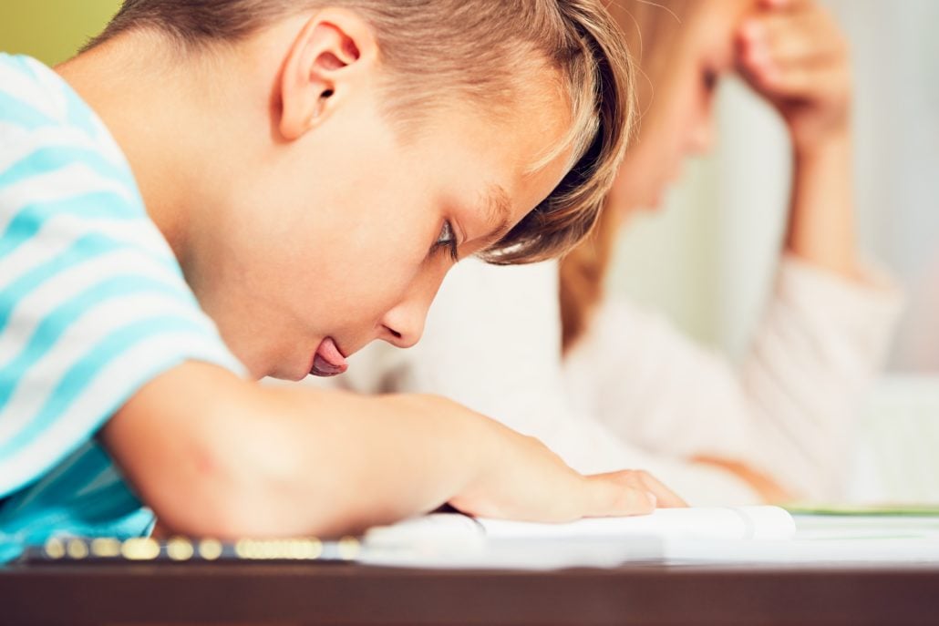 Creating a routine around homework can help to bring calm